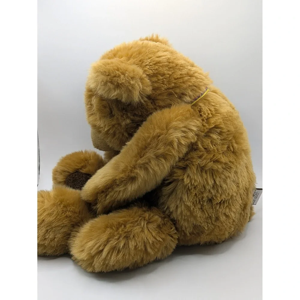 Gund‎ Teddy Bear Snoodles 2476 Stuffed Plush Plaid Bow Bean Bottom 16